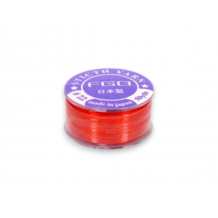 Nylónová niť FGB- 0,1mm Červená 46m(N608)